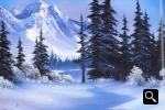 Painting of ‘Winter Mountain’
